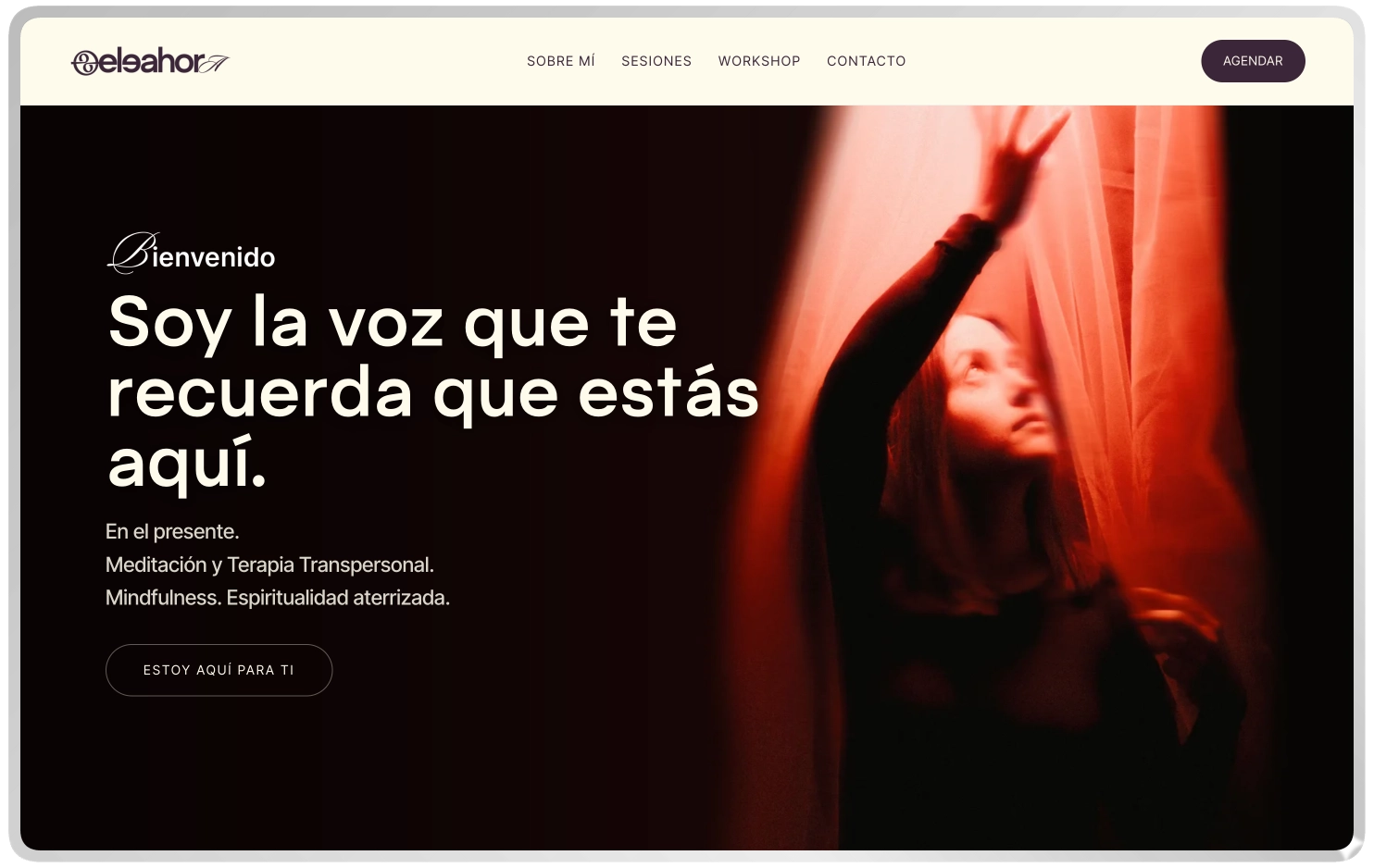 Interfaz web premium y responsive
